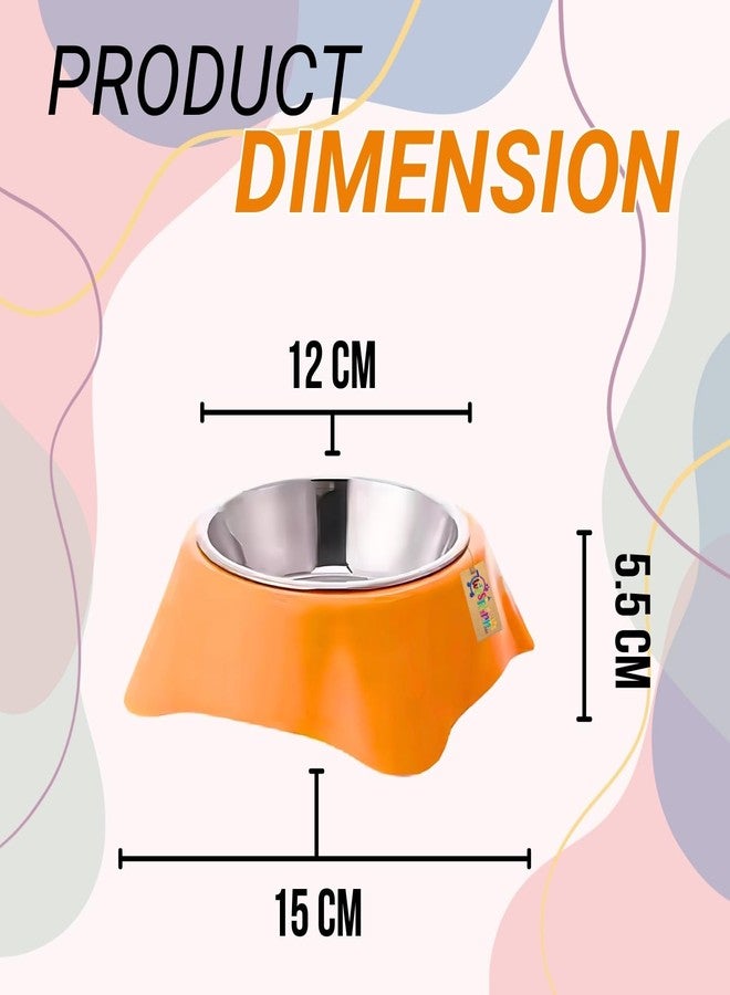 ويستيرن إرا وعاء طعام للحيوانات الأليفة من ويسترن إيرا، مصنوع من الفولاذ والبلاستيك، بأربعة زوايا - وعاء تفاعلي لتغذية الحيوانات الأليفة، يعزز الأكل الصحي، ويحفز العقل، مصمم خصيصًا للأكل الصحي، تصميم ممتع للقطط والكلاب، مثالي لجميع الحيوانات الأليفة - Image 3